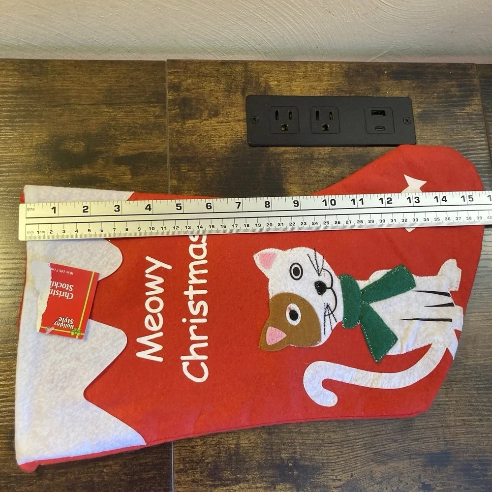 New Christmas Stocking Cat Fish Pet Lover 16